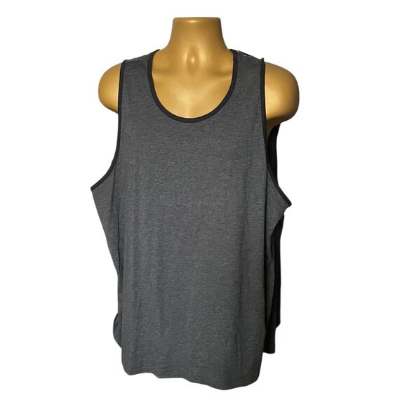 Amazon Essentials Gray Tank Top XL Men’s Regular Fit Cotton Blend Sleeveless - Picture 1 of 5